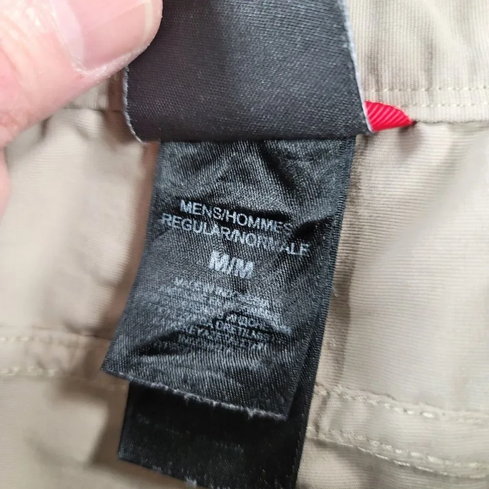 The North Face Cargo Shorts Men's Medium Tan Stretch Summer‎ Beach Regular Fit